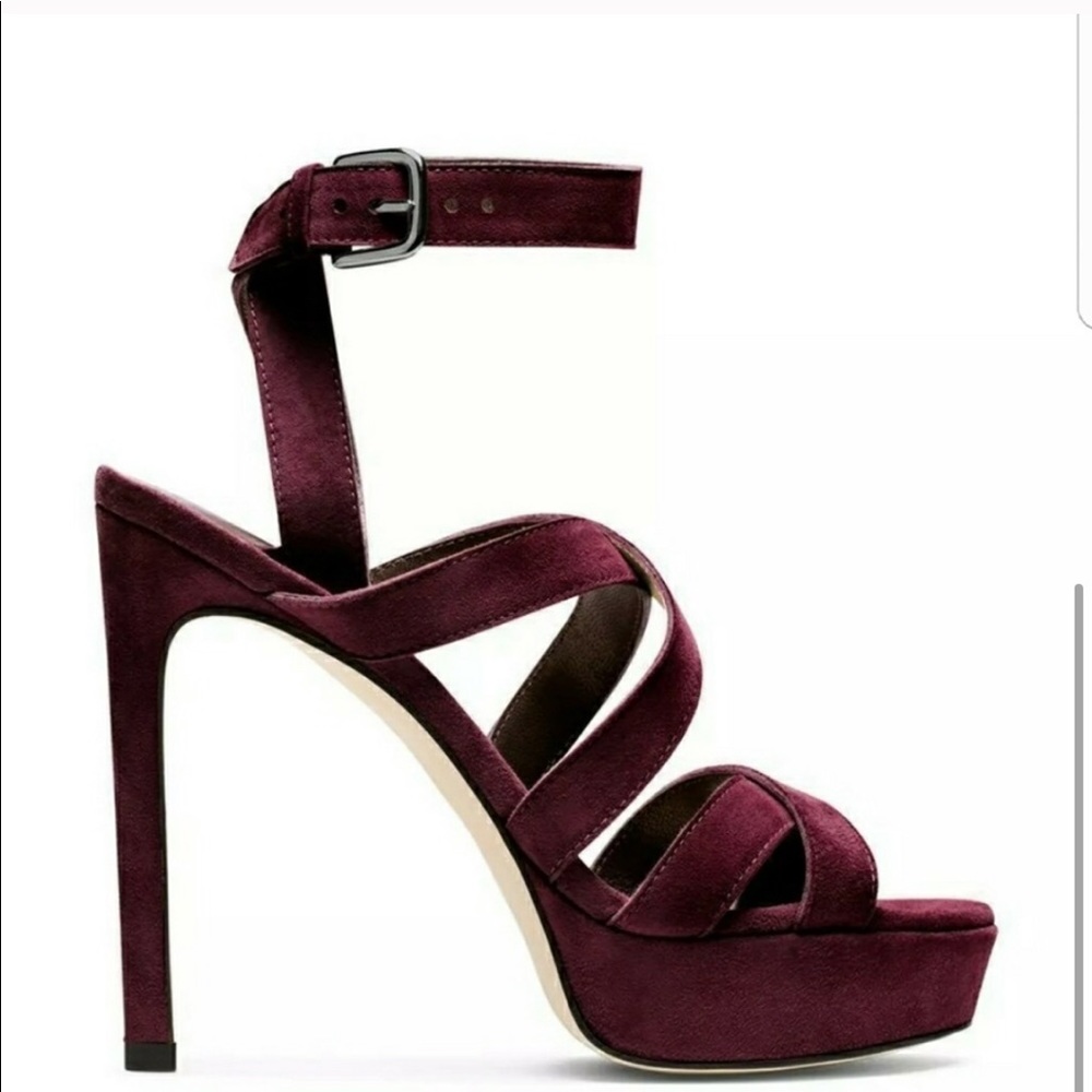 Burgundy heels